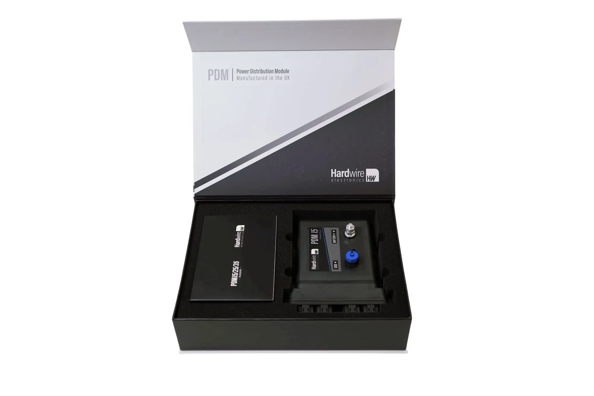PDM V2 in its presentation box