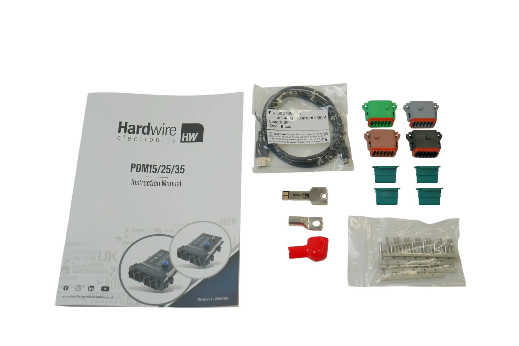 PDM15/25/35 V2 kit contents