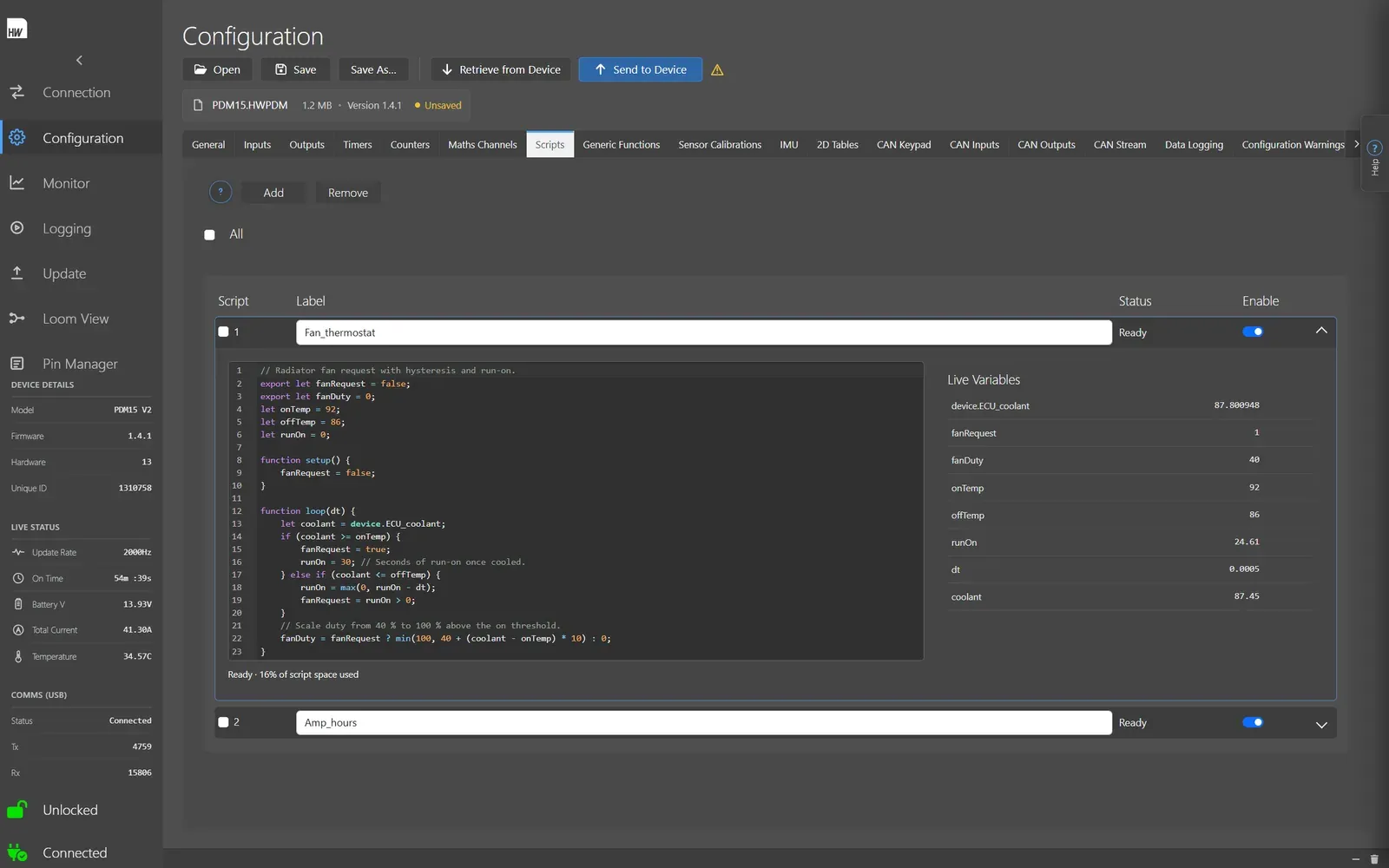 Pro PDM Configurator: Scripting